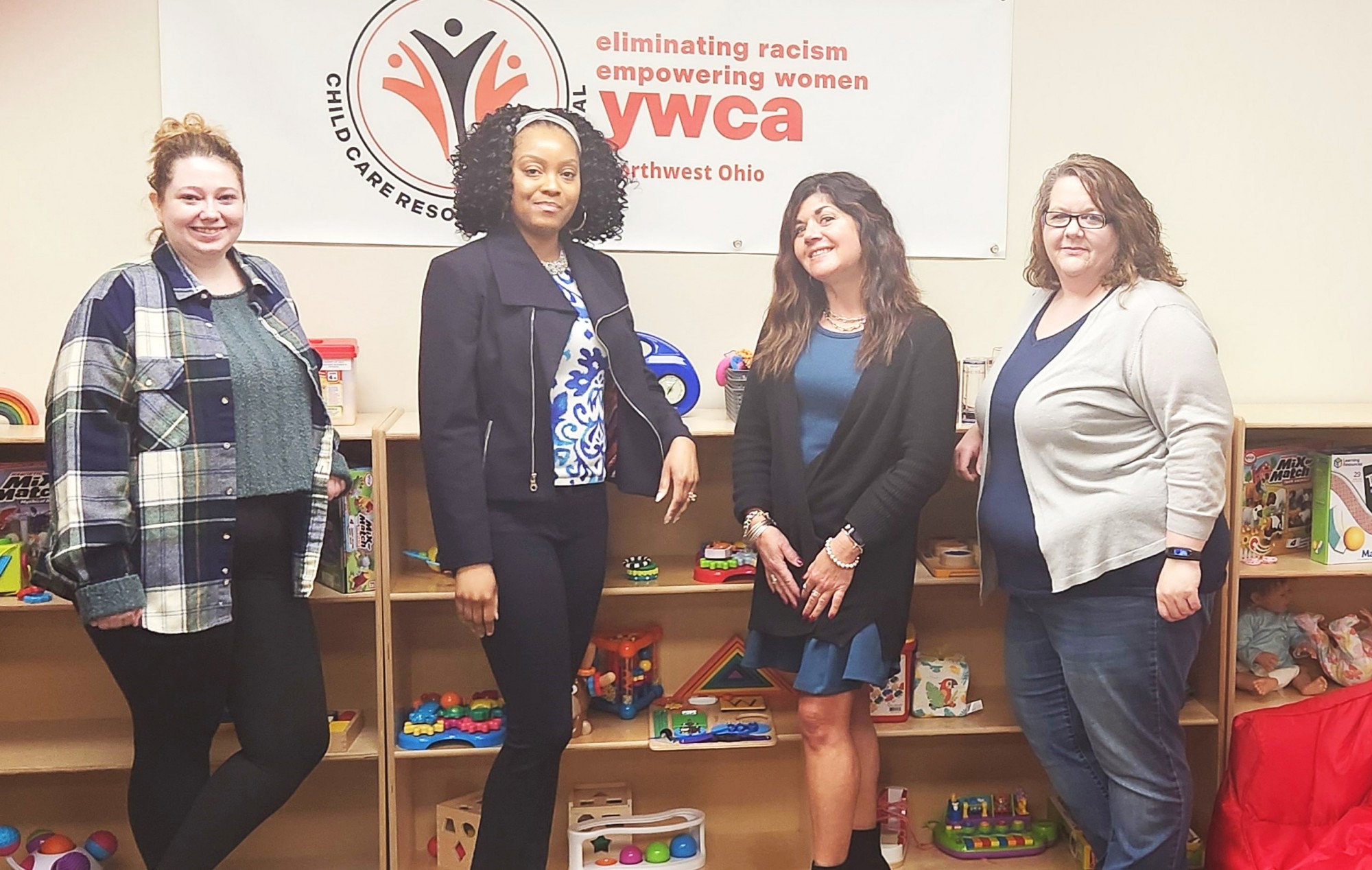Mansfield YWCA Wears Blue for Child Abuse Prevention